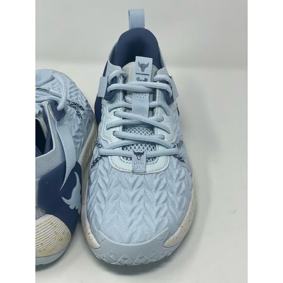 Under Armour Shoes Project Rock Cross Training Blue 3026535-400 Womens Size 7.5 - Picture 9 of 12